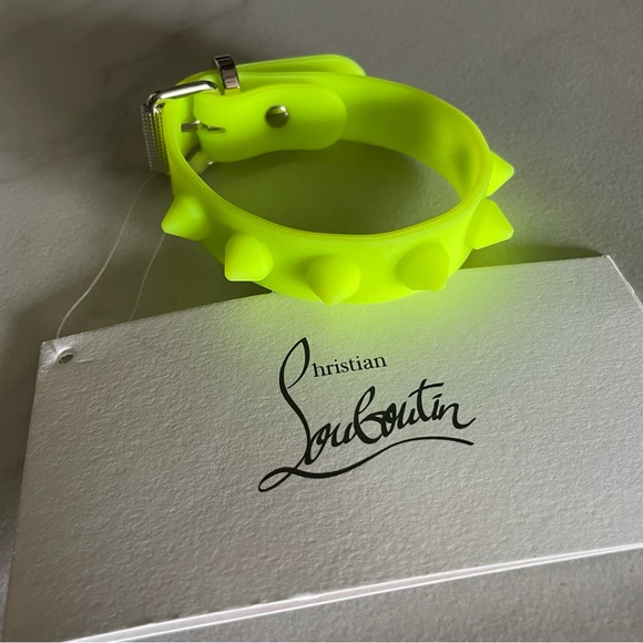 Christian Louboutin Jewelry - CHRISTIAN LOUBOUTIN loubilink rubber spike bracelet
